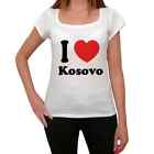 Ultrabasic Femme Tee-Shirt J'aime Le Kosovo I Love Kosovo T-Shirt Vintage