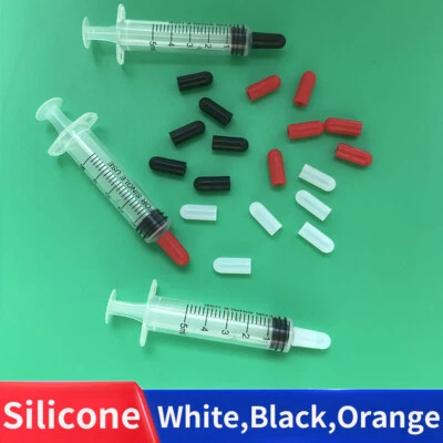 Small Silicone Rubber Plug End Cap Blanking End Caps Sealing Plugs For Syringe - Image 1 of 4
