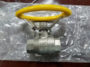 Válvula de bola de acero inoxidable 1/4 de pulgada afilada cf8m 1000cwp - Imagen 1 de 5