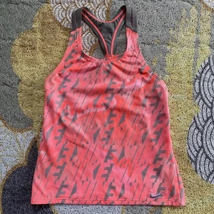 Nike Size S(8-9) Girls pink Athletic DriFit Training Active Tank Top - Picture 1 of 5