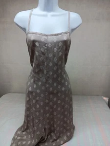 Rae Mode Romper Womens Extra Large Brown White Pockets Lightweight Summer - Picture 1 of 13