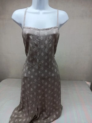 Женский комбинезон Rae Mode очень большой коричневый с белыми карманами легкий летний - Изображение 1 из 4