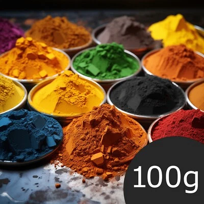 Pigmentpulver Farbpigmente Oxidfarbe Trockenfarbe Betonfarbe Eisenoxid je 100g - Bild 1 von 3