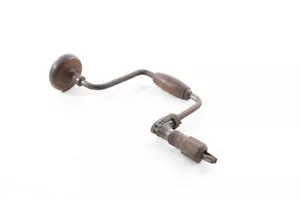 alter Handbohrer Brustbohrer Bohrkurbel Leier Holzbohrer Handbohrmaschine - Bild 1 von 11