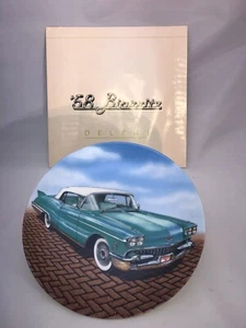 1958 CADILLAC BIARRITZ DELPHI DREAM MACHINE COLLECTOR PLATE - Picture 1 of 1