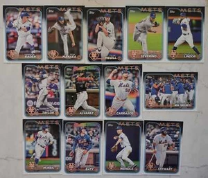 2024 Topps Series 2 Team Set New York Mets Alvarez Baty - Picture 1 of 2