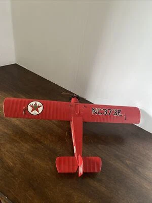 Wings Of Texaco 1929 Curtiss Robin Airplane Die-Cast Metal Coin Bank 1/48 Scale - Image 1 of 4