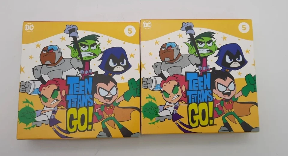 DC Comics Teen Titans Go Coloring Kits Poster Stickers Color Pencil #5 Set Of 2 - Image 1 of 4