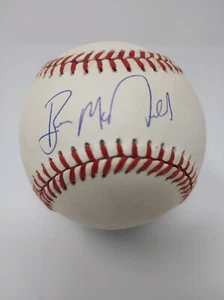 Ben McDonald Signed Bobby Brown American League Baseball COA - Picture 1 of 2