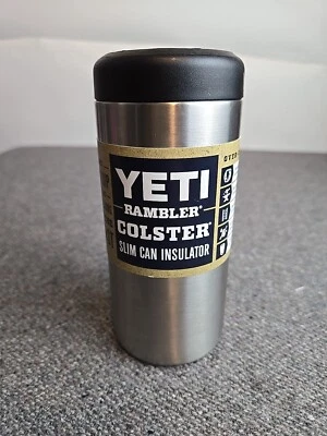 Yeti Rambler 12 OZ Colster Slim lata aislante mantiene bebidas heladas garra blanca Foto 1 de 4