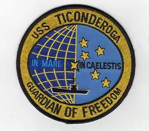 USS Ticonderoga Guardian of Freedom - US Navy Carrier - Ship - BCPatch - c7192 - Picture 1 of 1