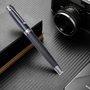 2025 New Metal Fountain Pen Long Knife Nib 0.6mm/1.0mm Writing Office Pen - Picture 1 of 8