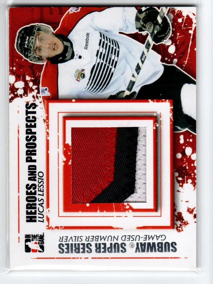 2011-12 ITG Heroes and Prospects Numbers Silver #SSM13 Lucas Lessio *#/3 - Image 1 of 1