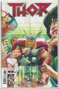 THOR #13 (2018) ~ MARVEL 25TH ROSS VARIANT ~ NEAR MINT 9.4 - Picture 1 of 2