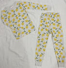 Hanna Andersson Girls Lemons Pajamas Size 110 US 5 New w/out Tags