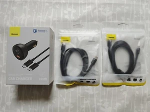 Baseus 160W Auto Ladegerät Quick Charge 5.0 Schnell Laptops Handy Ladeadapter - Bild 1 von 9