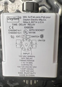 DAYTON 6X602N 120V AC, 11 Pin - Picture 1 of 4