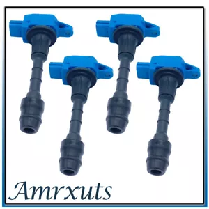 Set of 4 Ignition Coils 22448-AX001 UF702 For Nissan Micra K12 1.4L 2006-2007 - Bild 1 von 9