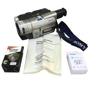 Sony CCD-TRV66 Stereo HI8 HI 8 8mm Video8 Camcorder Charger Battery Manual - Picture 1 of 18