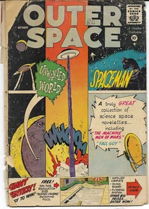 OUTER SPACE #24 Charlton Comic 1958 READING COPY - Picture 1 of 2
