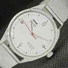 Old Hmt Jantata Winding Indian Mens Mechanical White Dial Watch 530-a278730-3