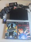 PS2+Playstation+2+Slim+System+Console+%2B+Video+Games