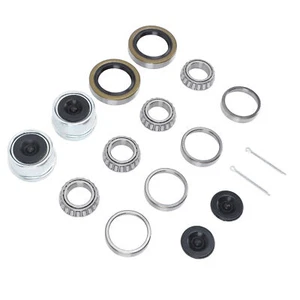 Trailer Bearing Repair Kits 2 Sets Boat Trailer Axle Hub Wheel Bearing Kit - Picture 1 of 24