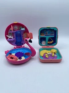 Polly Pocket Compacts Spielsets Flamingo Floatie & Mermaid Cove - Bild 1 von 15