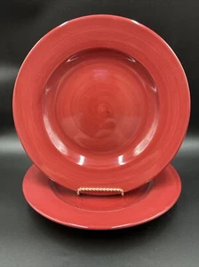 (2) Pier 1 ESSENTIAL Farben ROT 11" Essteller - Bild 1 von 4