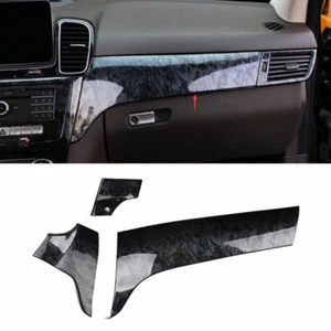 For Benz ML GL 2012-2016 Black Wood Grain Central Console Instrument Strip Cover - Picture 1 of 7