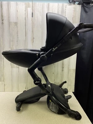 Коляска Mima Xari черная Missing the Wheels бывшая в употреблении - Изображение 1 из 4