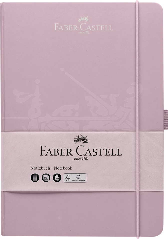 Faber-Castell Notebook in Rose Shadows - A5 - NEW - Image 1 of 1