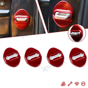 Accesorios JDM Rojo Acero Inoxidable Puerta Cerradura Cubierta Hebilla Borde Hebilla Para Honda Accord - Imagen 1 de 7