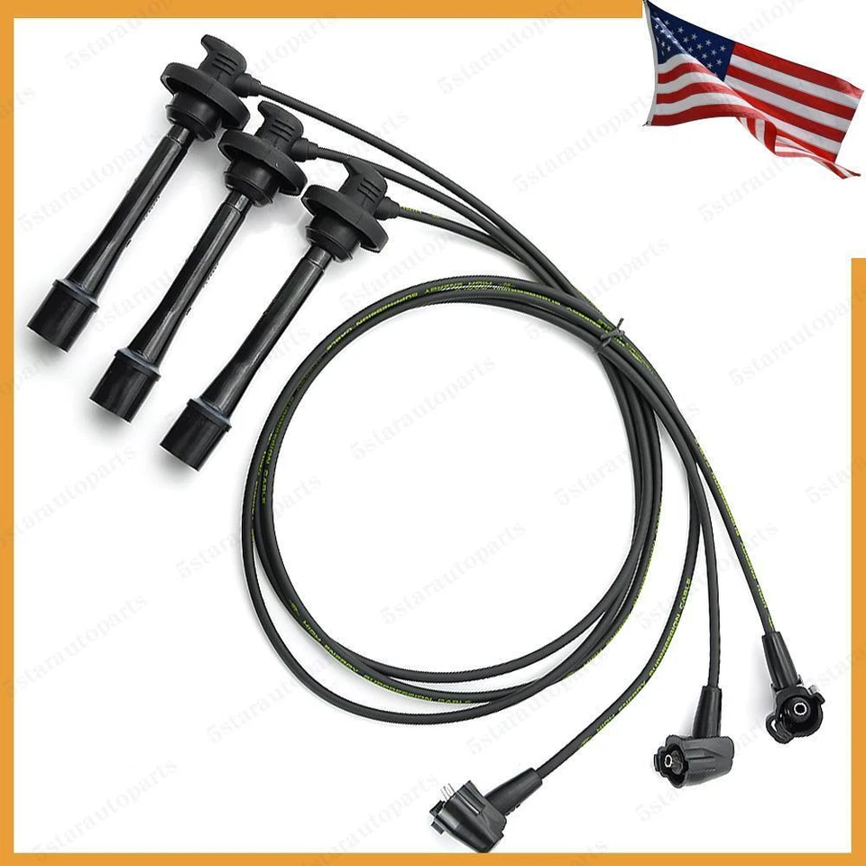 Cables de bujía genuinos para Toyota 4Runner T100 Tacoma Tundra 3,4 L 19037-62010 Foto 1 de 4