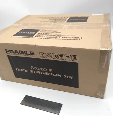 Soundcraft Mini Stagebox 16i 16-channel Digital Mixer Japan 16 i Rack Mountable - Image 1 of 4