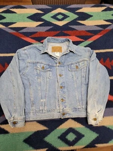 Vintage Marithe & Francois Girbaud Denim Jacket Womens Large Stone Washed Jean - Picture 1 of 10