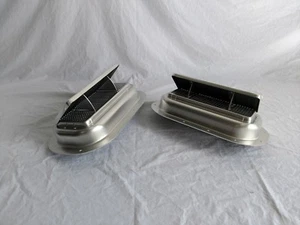 Trailer Roof Vent 1 Pair Aluminum High Profile Popup Air Flow & Gasket - Bild 1 von 8