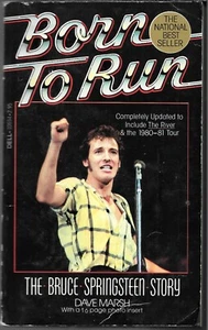 BRUCE SPRINGSTEEN Born To Run by Dave Marsh paperback book from 1981 - Picture 1 of 1