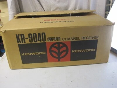 Caja al por menor receptor Kenwood KR-9040 genuino extremadamente raro de colección Foto 1 de 4