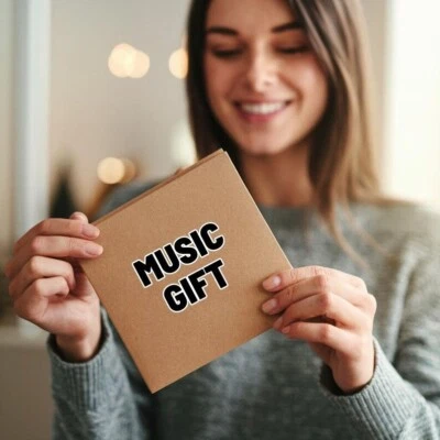 Personalized Music CD - Vinyl Style - Unique Gift in Kraft Sleeve - Custom Playl - Imagen 1 de 4