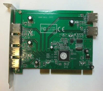 StarTech 6 Port USB 2.0 PCI Adapter Card PC1625USB21 - Image 1 of 4