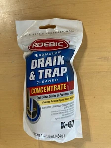 Roebic K-67 Granular Drain & Trap Cleaner Concentrate, 1 lb (16 oz) - Picture 1 of 3