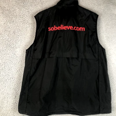 Vintage SoBe Lifewater Mens Work Company Vest Size Large "Sobelieve" embroidered - Image 1 of 4