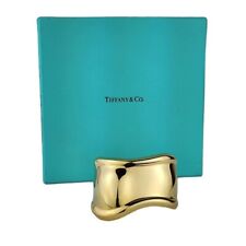 Tiffany & Co Elsa Peretti 18K Yellow Gold Small Bone Cuff Right Wrist
