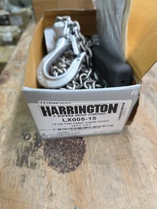 HARRINGTON LX005-15 Lever Chain Hoist,15 ft.Hoist Lift 45NV39 - Picture 1 of 4