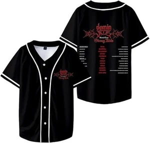 Stray Kids World Tour Dominate 2025 New Baseball T Shirt_eqc_75 - Picture 1 of 8