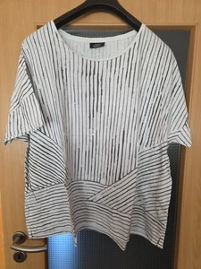 T-Shirt von Gina Benotti Gr 52/54 Gestreift - Bild 1 von 4