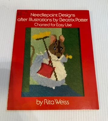 Vintage 1976 Needlepoint Designs after Illustrations by Beatrix Potter Rita Weis - Image 1 of 4