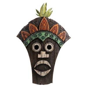 Nuevo SCOOBY DOO - MANO TIKI TIA (ESPUMA DE LÁTEX) MÁSCARA CON PLUMAS BRUJO DOCTOR - Imagen 1 de 5