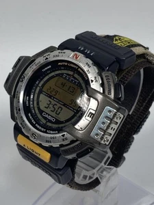 Casio Protrek PRT 40WVJ 5T WWF Limited Model Triple Sensor Watch Brown - Picture 1 of 7
